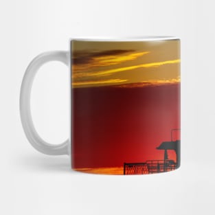 Staten Island Ferry Silhouette Mug